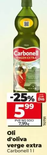 Oferta de Carbonell - Aceite De Oliva Virgen Extra  por 5,99€ en Dia
