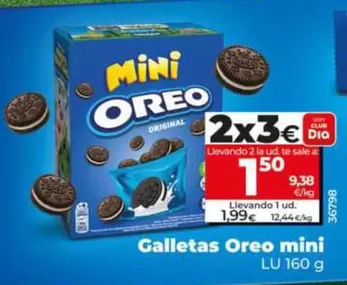 Oferta de Lu - Galletas Oreo Mini  por 1,99€ en Dia