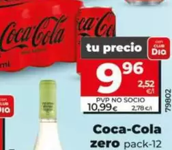 Oferta de Coca-Cola  por 9,96€ en Dia