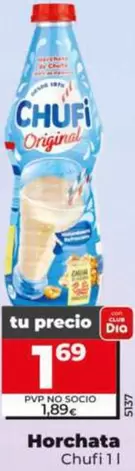Oferta de Chufi - Horchata  por 1,69€ en Dia
