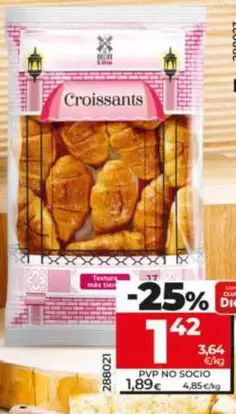 Oferta de El Molino De Dia - Croissants por 1,42€ en Dia