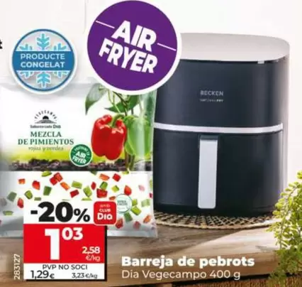Oferta de Dia Vegecampo - Mezcla De Pimientos  por 1,03€ en Dia