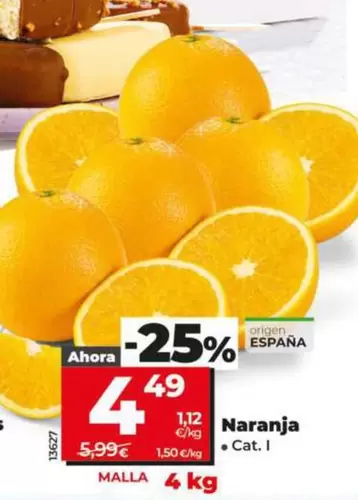 Oferta de Naranja  por 4,49€ en Dia