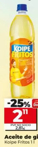 Oferta de Koipe - Aceite De Girasol  por 2,11€ en Dia