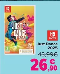 Oferta de Nintendo SWITCH - Just Dance 2025 por 26,9€ en Carrefour