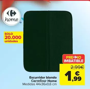 Oferta de Carrefour Home - Escurridor Blando   por 1,99€ en Carrefour