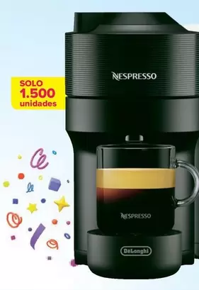 Oferta de DeLonghi - Cafetera De Cápsulas Vertuo ENV90B O Vertuo Pop XN9201 Blanca por 59€ en Carrefour