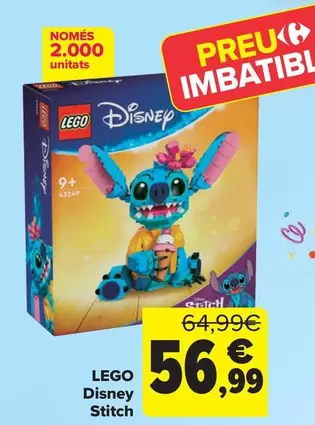 Oferta de Disney - Lego  Stitch por 56,99€ en Carrefour