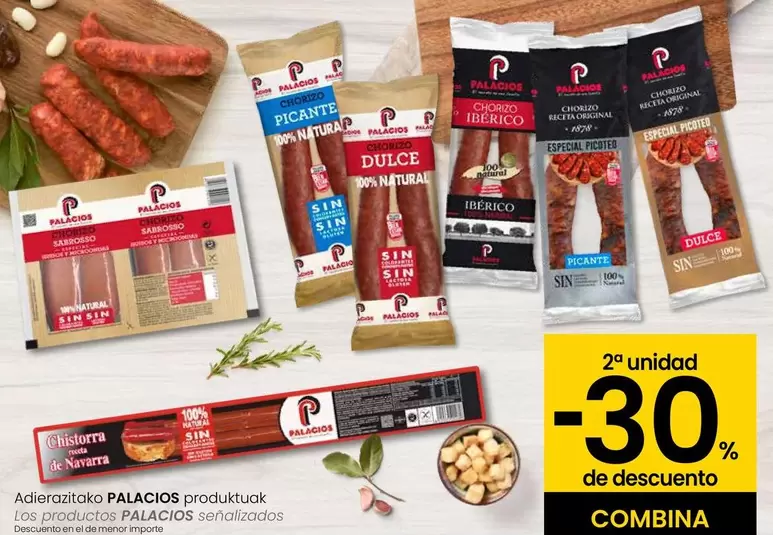 Oferta de Palacios - Los Productos Senalizados en Eroski