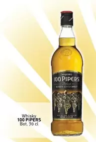 Oferta de 100 pipers - Whisky en Cuevas Cash