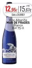 Oferta de Mar de Frades - Vino Albarino Blanco por 15,67€ en Cuevas Cash