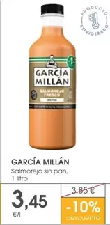 Oferta de Garcia - Salmorejo Sin Pan por 3,45€ en Supermercados Plaza