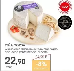 Oferta de Origen - Queso De Cabra Semicurado Elaborado Con Leche Pasteurizada por 22,9€ en Supermercados Plaza