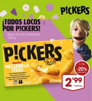 Oferta de McCain - Pickers por 2,99€ en Supermercados Plaza