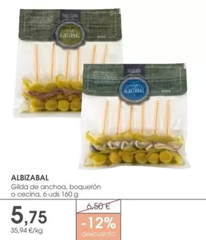 Oferta de Sc - Gilda De Anchoa por 5,75€ en Supermercados Plaza