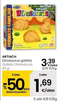 Oferta de Artiach - Galleta Dinosaurus por 3,39€ en Eroski