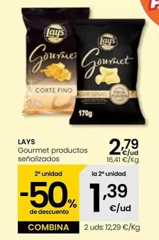 Oferta de Lay's - Gourmet Productos Senalizados por 2,79€ en Eroski