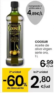 Oferta de Coosur - Aceite De Oliva Virgen Serie Oro por 6,99€ en Eroski