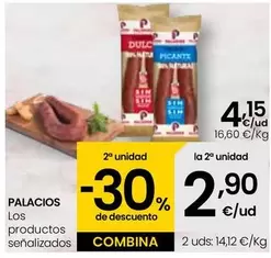 Oferta de Palacios - Los Productos Senalizados por 4,15€ en Eroski