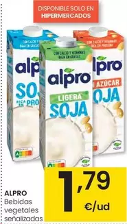 Oferta de Alpro - Bebidas Vegetales por 1,79€ en Eroski