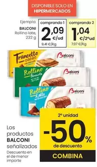 Oferta de Balconi - Rollino Late por 2,09€ en Eroski