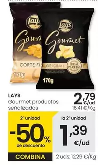 Oferta de Lay's - Gourmet Productos Senalizados por 2,79€ en Eroski