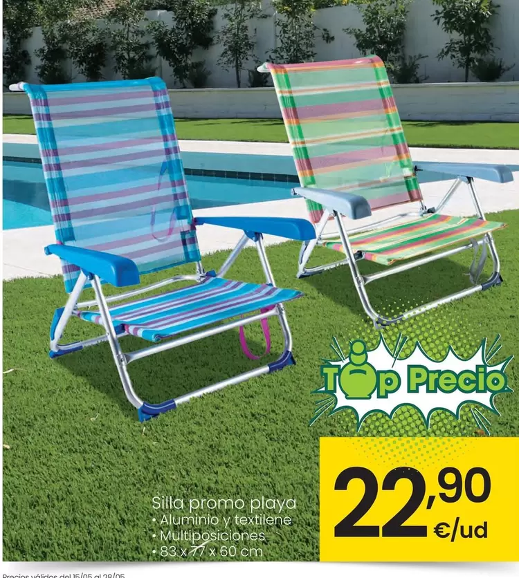 Oferta de Silla Promo Playa  por 22,9€ en Eroski