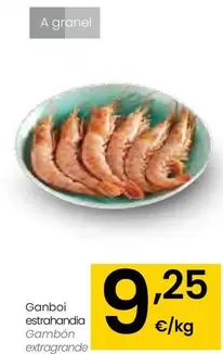 Oferta de Gambon Extragrande por 9,25€ en Eroski