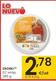 Oferta de Eroski - Ec Wrap por 2,78€ en Eroski