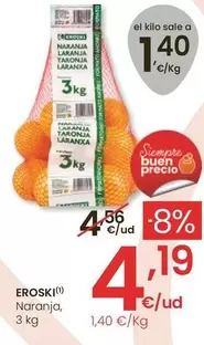 Oferta de Eroski - Naranja por 4,19€ en Eroski