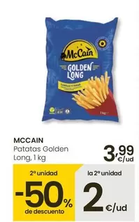 Oferta de McCain - Patatas Golden Long por 3,99€ en Eroski