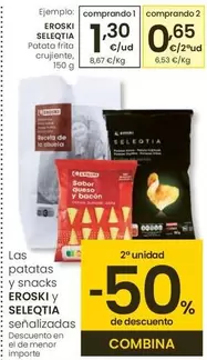 Oferta de Eroski Seleqtia - Patata Frita Crujiente por 1,3€ en Eroski