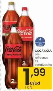 Oferta de Coca-Cola - Los Refrescos Senalizados por 1,99€ en Eroski