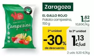 Oferta de El Gallo Rojo - Patata Campesina por 1,62€ en Eroski