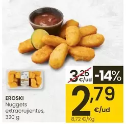 Oferta de Eroski - Nuggets Extracrujientes por 2,79€ en Eroski