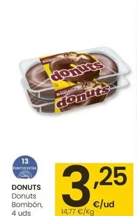 Oferta de Donuts - Bombón por 3,25€ en Eroski