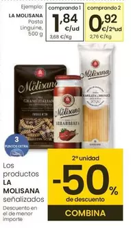 Oferta de La Molisana - Pasta Linguine por 1,84€ en Eroski