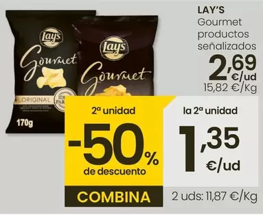 Oferta de Lay'S - Gourmet Productos  por 2,69€ en Eroski