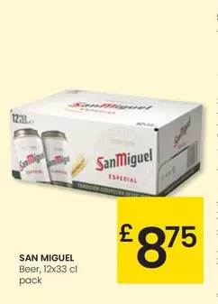 Oferta de San Miguel - Beer por 8,75€ en Eroski