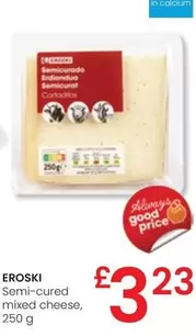 Oferta de Eroski - Semi-Cured Mixed Cheese por 3,23€ en Eroski