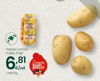 Oferta de Patata Comun Malla por 6,81€ en Eroski