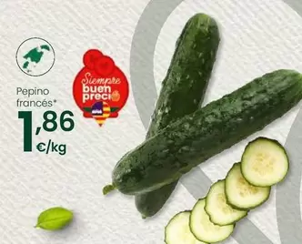Oferta de Pepino Frances por 1,86€ en Eroski