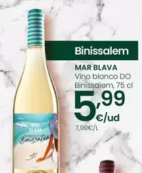 Oferta de Mar Blava - Vino  Do Binissalem por 5,99€ en Eroski