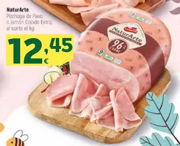 Oferta de Campofrío - NaturArte/ Pechuga De Pavo A Jamon Cocido Extra por 12,45€ en HiperDino