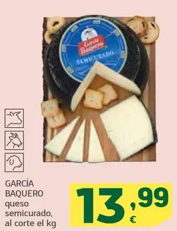 Oferta de García Baquero - Queso Semicurado por 13,99€ en HiperDino