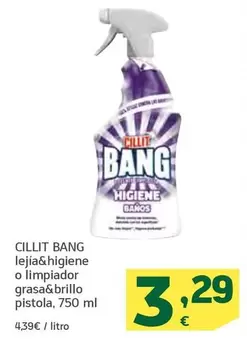 Oferta de Cillit Bang - Lejia&Higiene O Limpiador Grasa&Brillo Pistola por 3,29€ en HiperDino