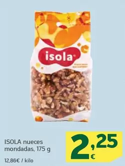 Oferta de Isola - Nueces Mondadas por 2,25€ en HiperDino