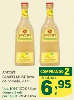 Oferta de Specht Pampelmuse - Licor De Pomelo por 8,19€ en HiperDino