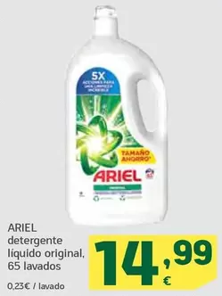 Oferta de Ariel - Detergente Liquido Original por 14,99€ en HiperDino