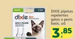 Oferta de Dixie - Pipetas Repelentes Gatos O Perro Basic por 3,85€ en HiperDino